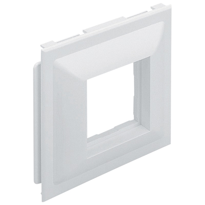 Marshall Tufflex ETOP10WH International Acc Plate 1G, White, 20 Pk