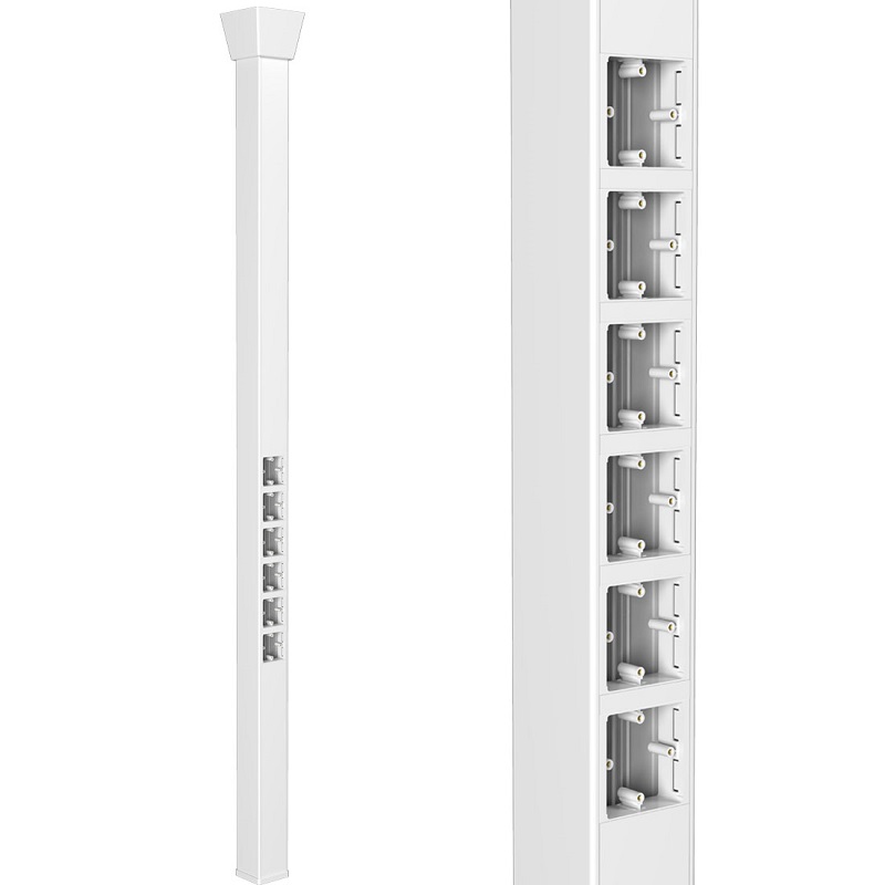 Marshall Tufflex PP36001WHWH PowerPole Double Sided 3600mm, White