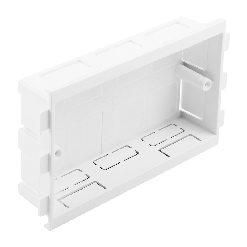 Marshall Tufflex ESSB2WH Accessory Box 2G 30mm, White, 10 Pk