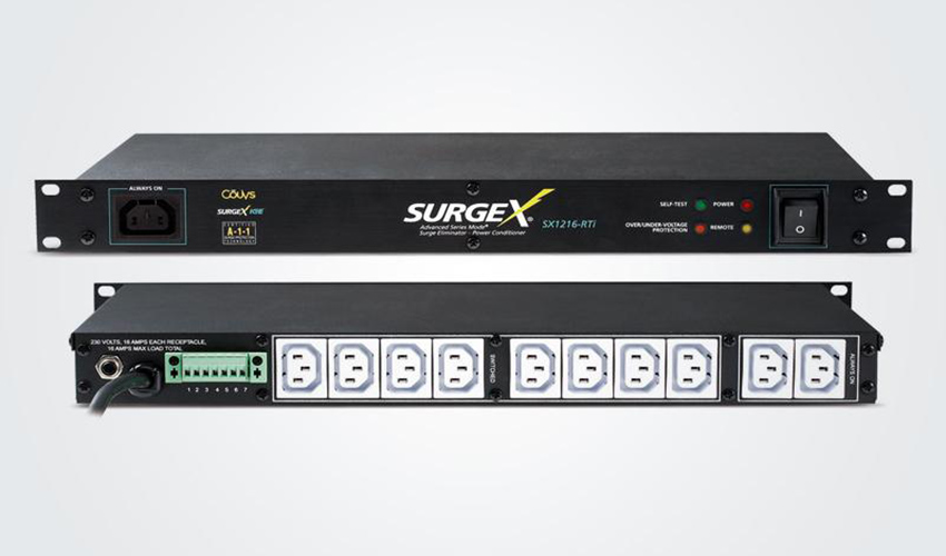 Surgex SX1216RTI Surge Eliminator With Remote Turn On And Advanced Series