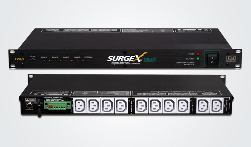 Surgex SEQ1216I Sequencing Surge Protector And Power Conditioner 