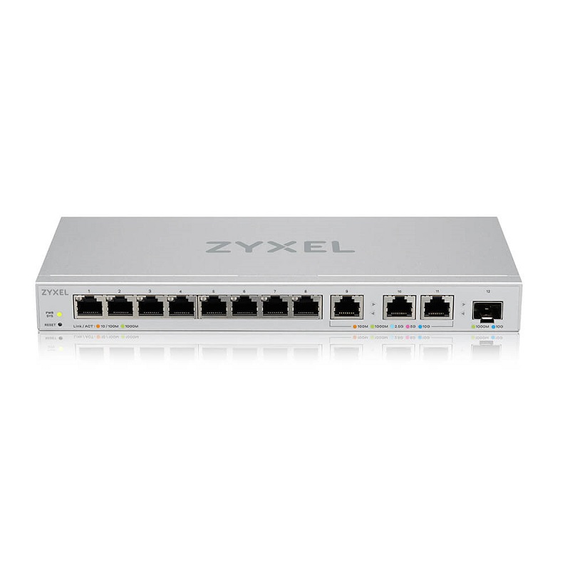 NETGEAR 10-Port Gigabit/10G Ethernet Unmanaged Switch (GS110MX) - with 2 x  10G/Multi-gig, Desktop/Rackmount, and ProSAFE Limited Lifetime Protection