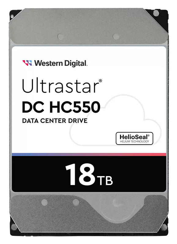 Western Digital 0F38353 Ultrastar DC HC550 3.5inch 18 TB SAS