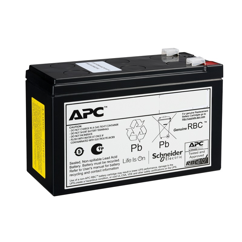 APC APCRBCV203 Battery Cabinet - 9000 mAh - 24 V DC - Lead Acid 
