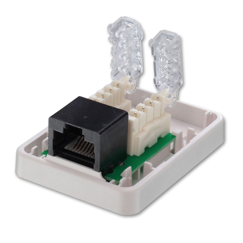 Lindy 60175 Toolless CAT6 Surface Mount Box