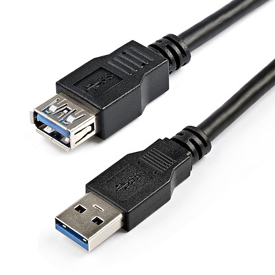 StarTech USB3SEXT2MBK 2m SuperSpeed USB 3.0 Extension Cable