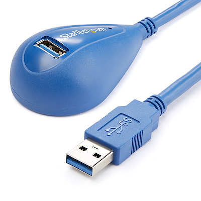 StarTech USB3SEXT5DSK 5ft Desktop SuperSpeed USB 3.0 Extension Cable M/F