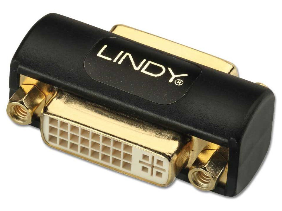 Lindy 41233 DVI Coupler - Premium. Female to Female