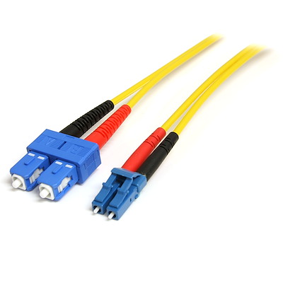 StarTech SMFIBLCSC10 Fiber Optic Cable LSZH - LC/SC - 10 m