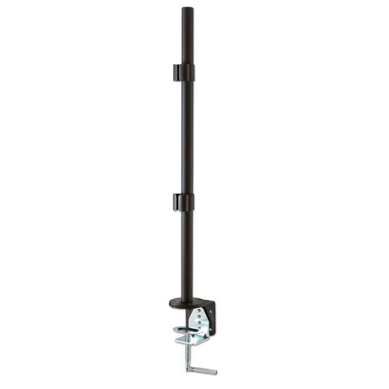 Lindy 40950 700mm Pole with Desk Clamp, Black