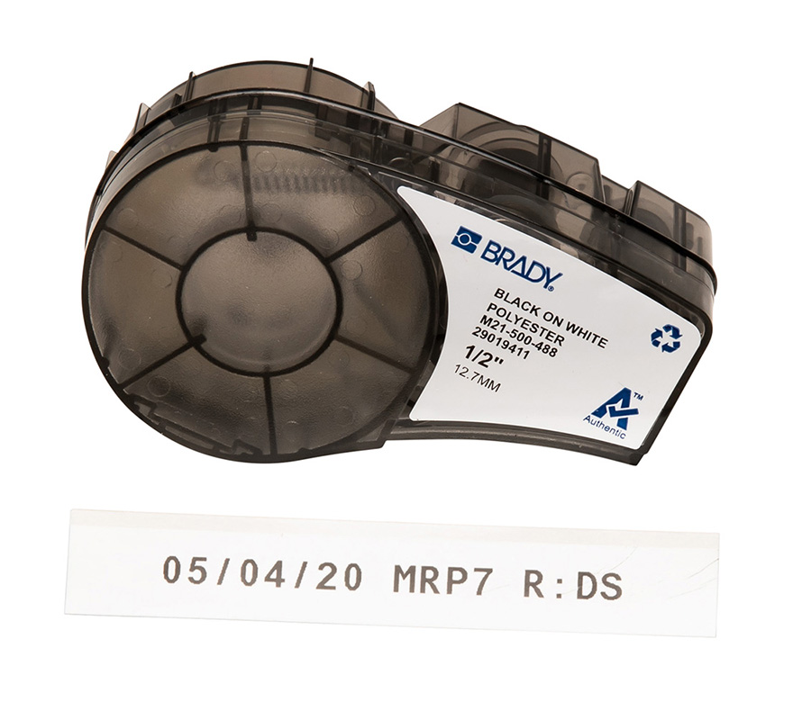 Brady B-488 BMP21 Plus Series Solvent-Resistant Laboratory Labels