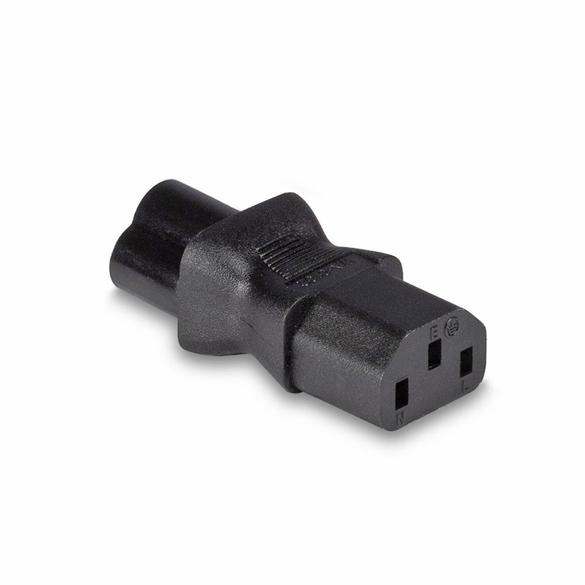 Lindy 30450 IEC C6 Cloverleaf Socket To IEC C13 Plug Adapter