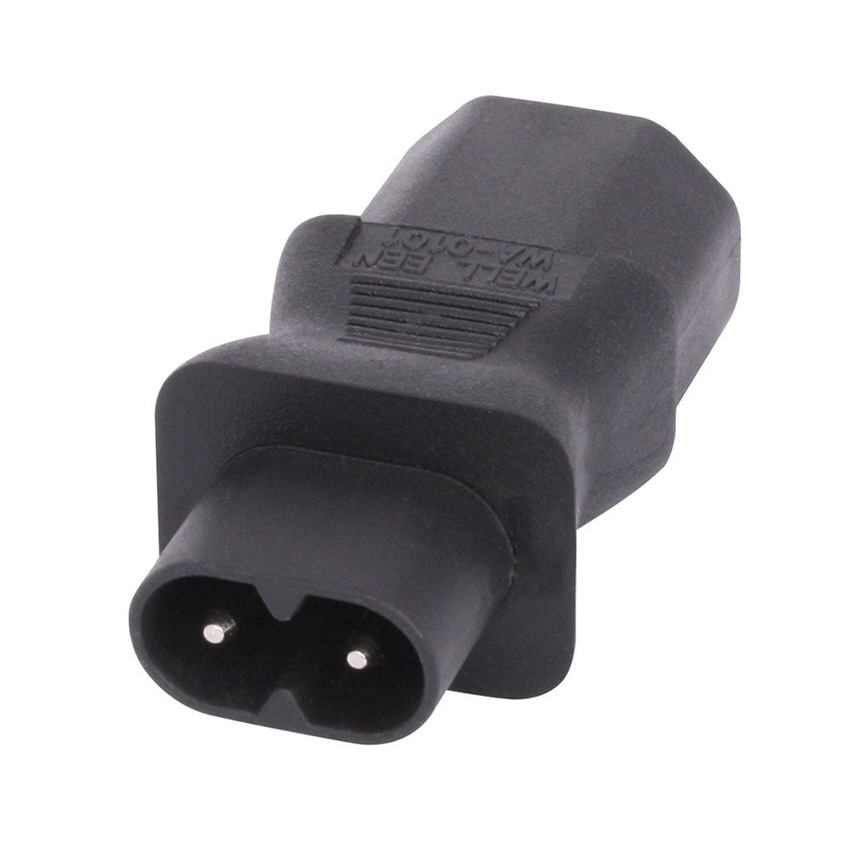 Lindy 30451 IEC C8 Figure 8 Socket to IEC C13 Plug Adapter