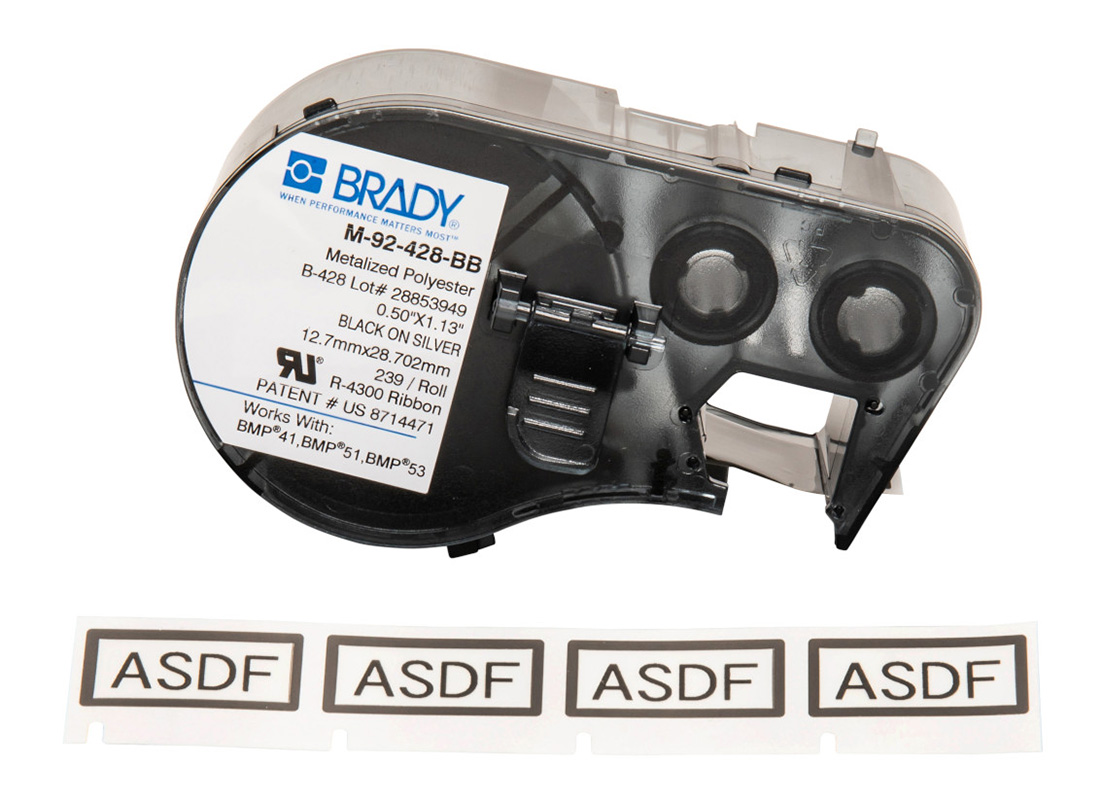 Brady B-499 Labelmaker Labels