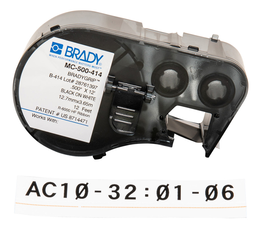 Brady B-414 BMP41, BMP51 BradyGrip Print-on Hook Material