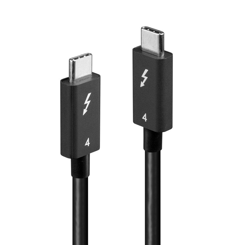 Lindy 31120 1m Thunderbolt 4 Cable, 40Gbps, passive