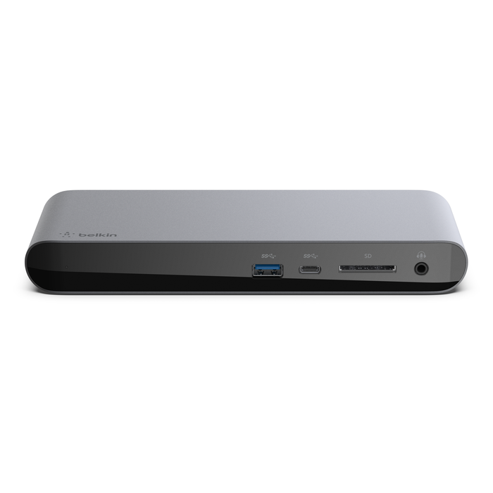 Belkin F4U097vf 2nd Gen Thunderbolt 3 Dock; Mac/PC compatible with Dual 4k monitor support