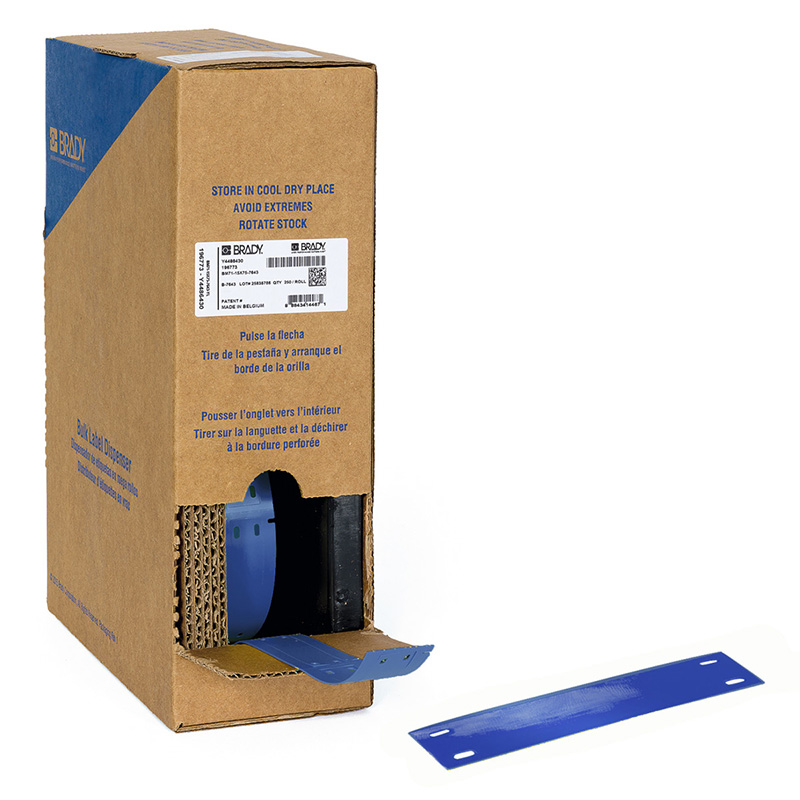 Brady B-7598 Polyester Tags Bulk - 15mm x 75mm