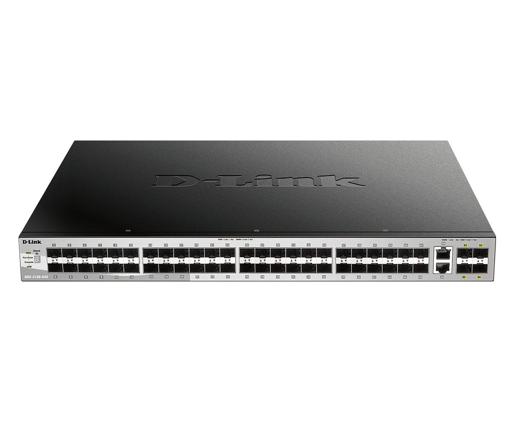 B 48 SFP ports Layer 3 Stackable Managed Gigabit Switch