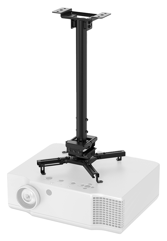 Neomounts CL25-540BL1 Height AdjusTable Universal Projector Ceiling Mount - Black