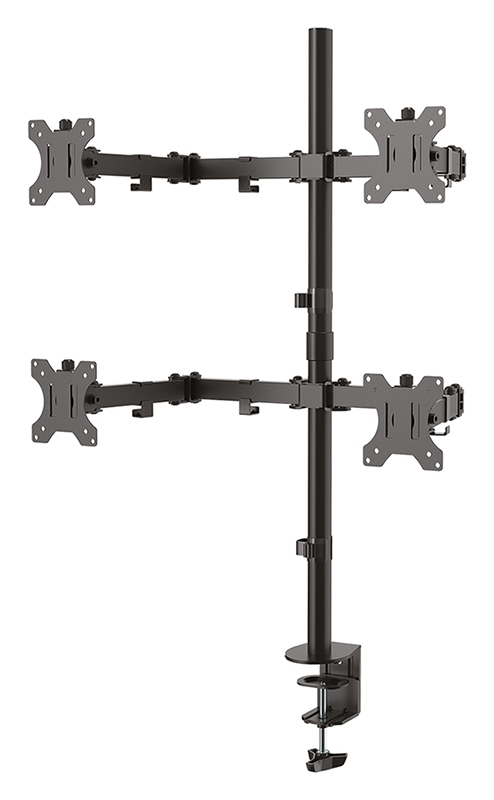 Neomounts FPMA-D550D4BLACK Full Motion Monitor Arm Desk Mount - Black
