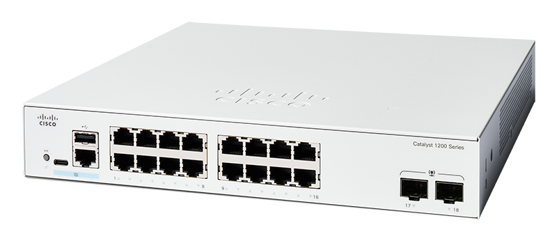 Cisco C1200-16T-2G 16 Port Gigabit + 2x SFP L3 Supported Managed Switch 