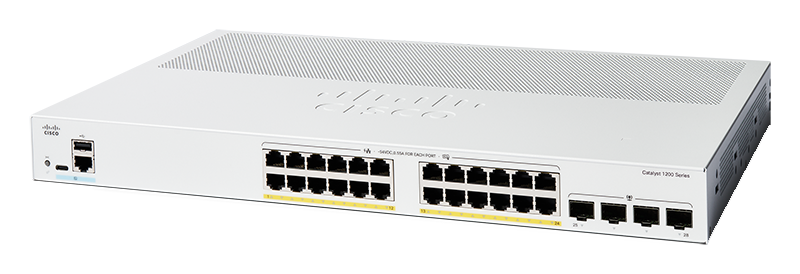 Cisco C1200-24P-4G 24 Port Gigabit + 4x SFP L3 Supported Managed Switch