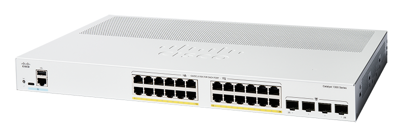 Cisco C1300-24P-4G 24 Port Gigabit + 4x SFP L3 Supported Managed Switch