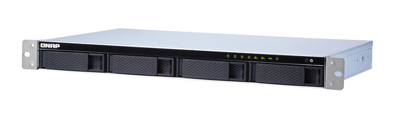 QNAP TS-431XeU-2G NAS Rack 1U Ethernet LAN Black, Stainless steel Alpine AL-314 