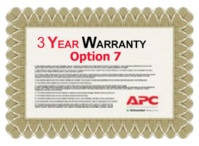 APC WEXTWAR3YR-SP-07 Service Pack 3 Year Extended Warranty Renewal (Option 7)
