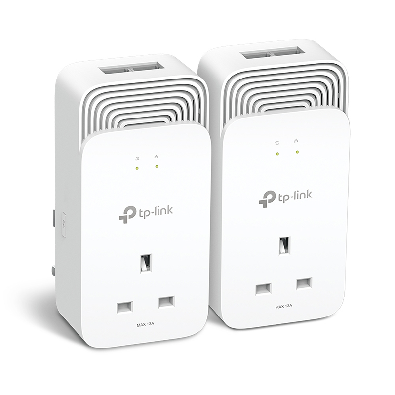 TP-Link PG2400P KIT G.hn2400 Passthrough Powerline Kit