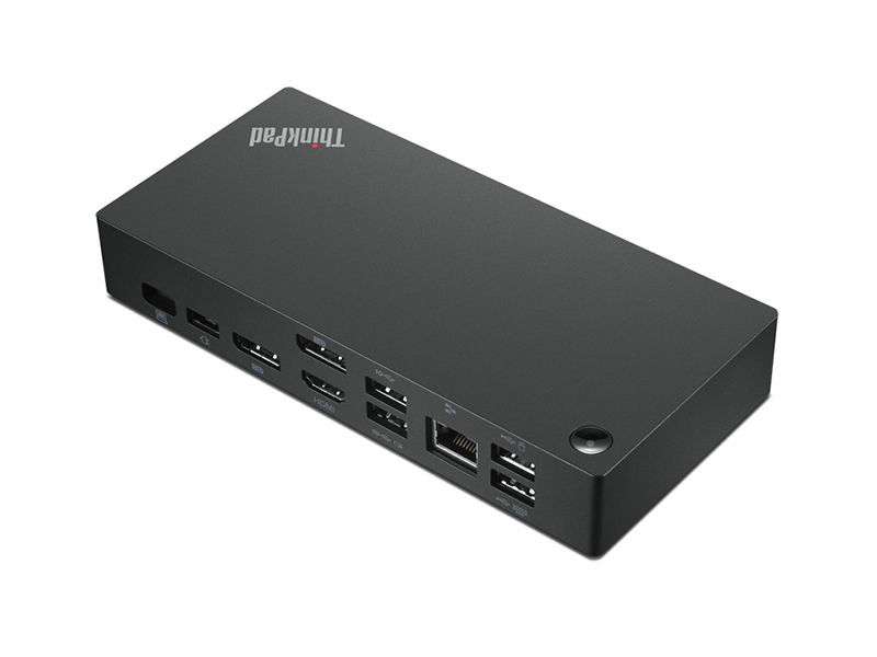 Lenovo 40AY0090UK ThinkPad Universal USB-C Dock Black 