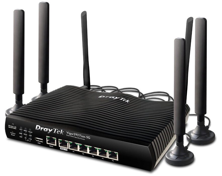 DrayTek V2927LAX-K 5G Dual Ethernet Gigabit WAN WiFi 6 Router