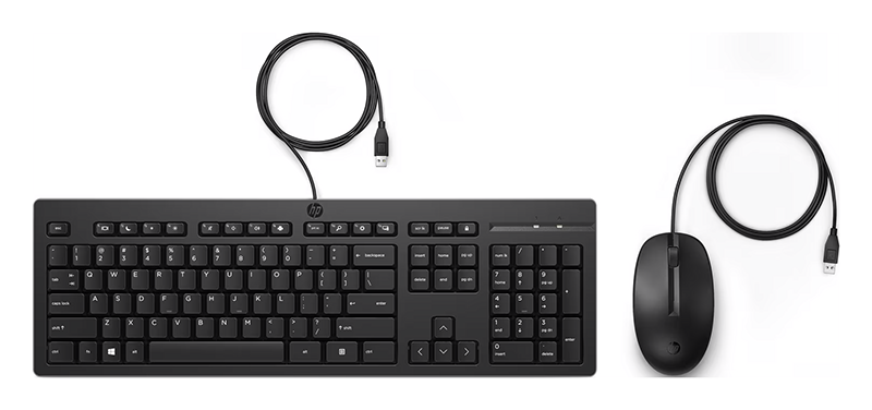 HP 286J4AA#ABU 225 Wired Mouse and Keyboard Combo