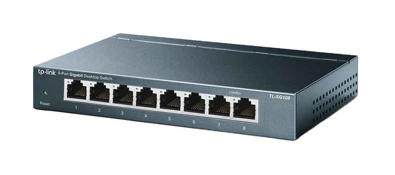 TP-Link TL-SG108 8-Port 10 100 1000Mbps Desktop Switch