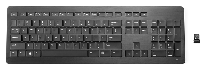 HP Z9N41AA#ABU Wireless Premium Rechargeable Keyboard 