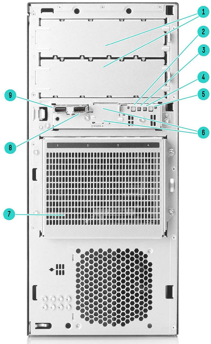 HPE ML30 Gen11 Front View 4LFF