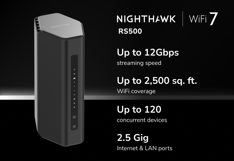 NETGEAR RS500 WiFi 7 Router