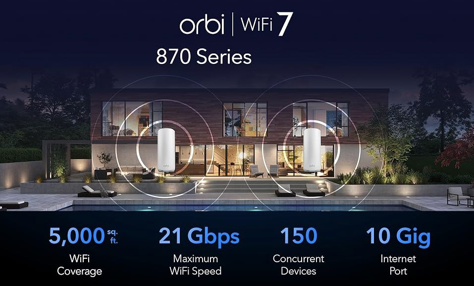 NETGEAR Orbi RBE870 Satellite