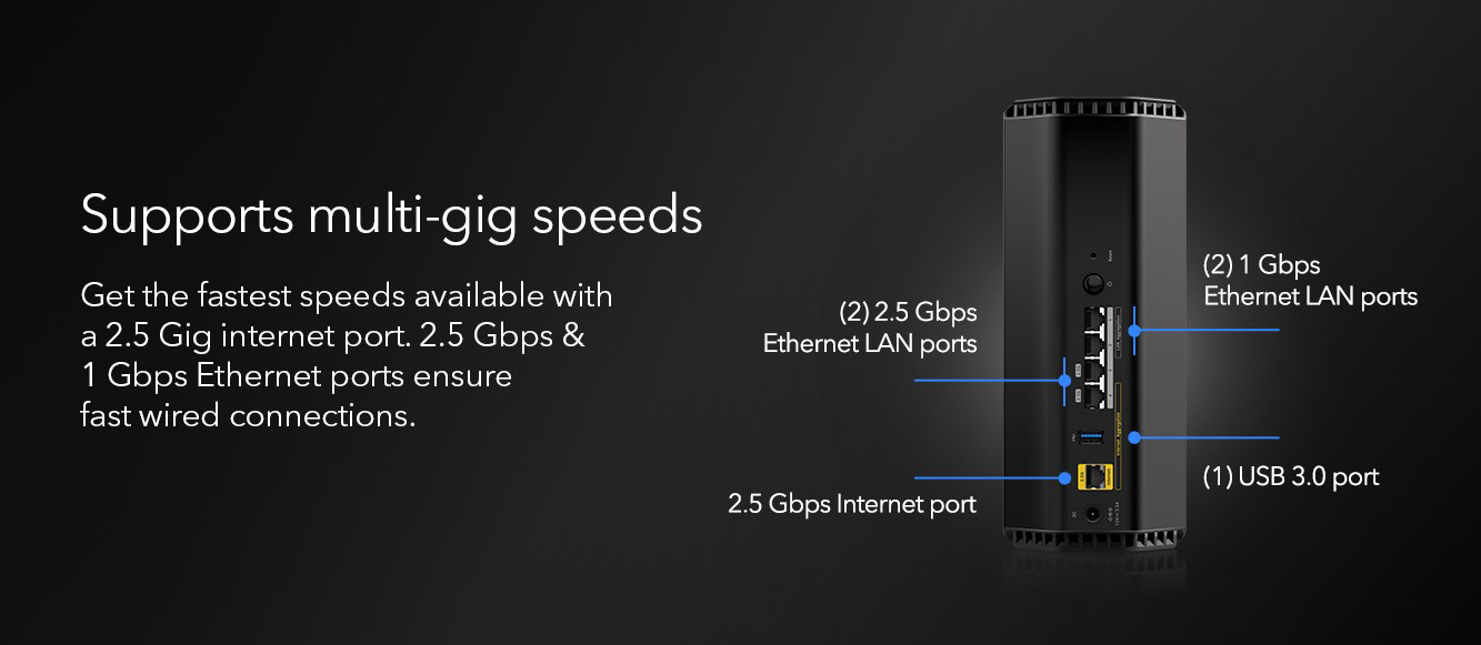 NETGEAR RS300 Back I/O Diagram