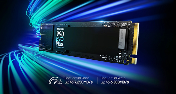 Samsung 990 EVO Plus 1TB NVMe M.2 - Speed Section