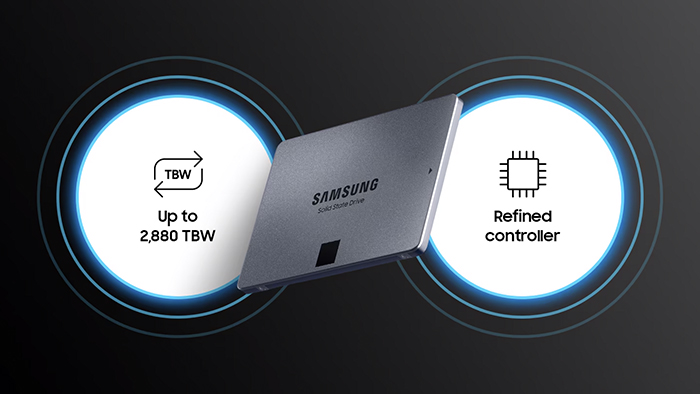 Samsung MZ-77Q1T0BW 870 QVO 1TB 2.5 Inch SSD