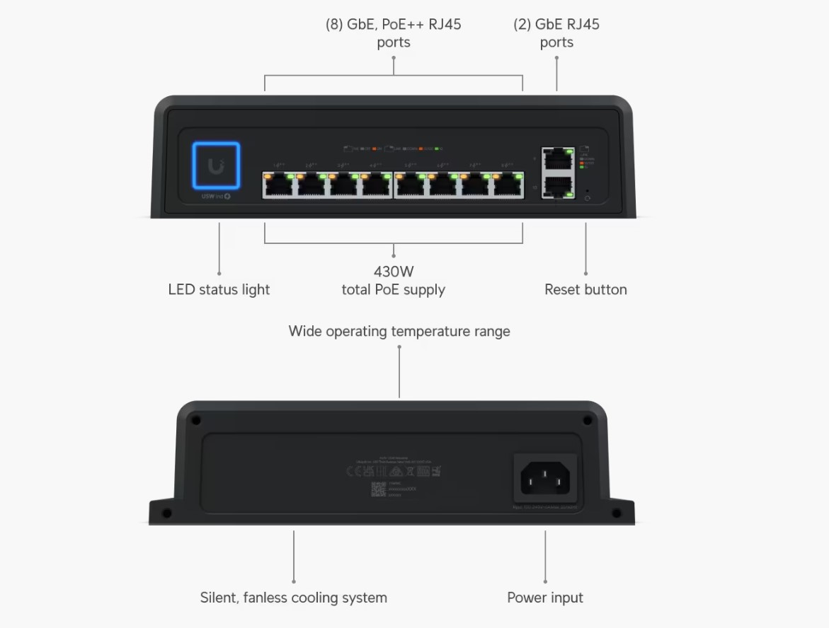 Image of the product highlighting some features.