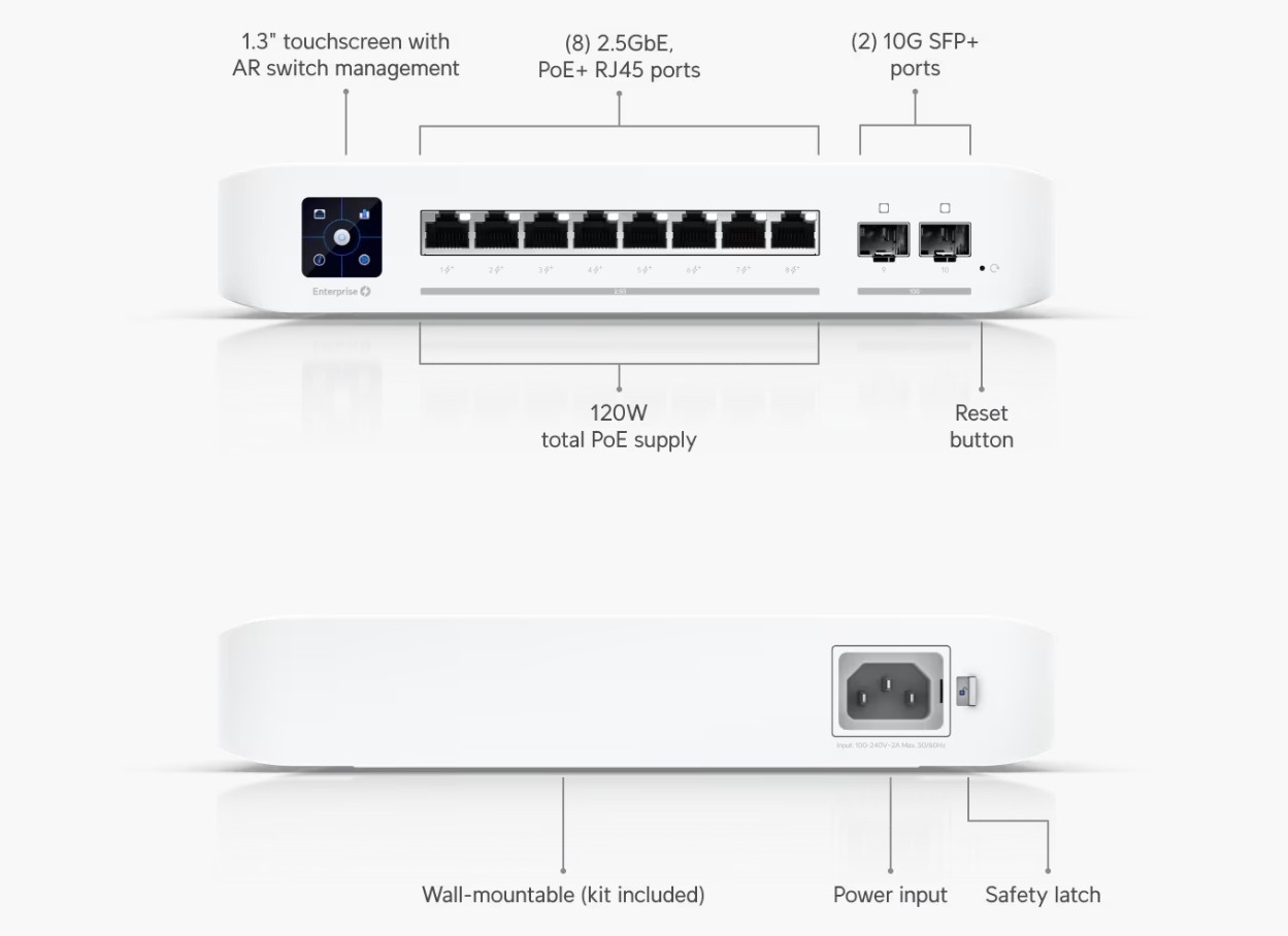 Image of the product highlighting some features.