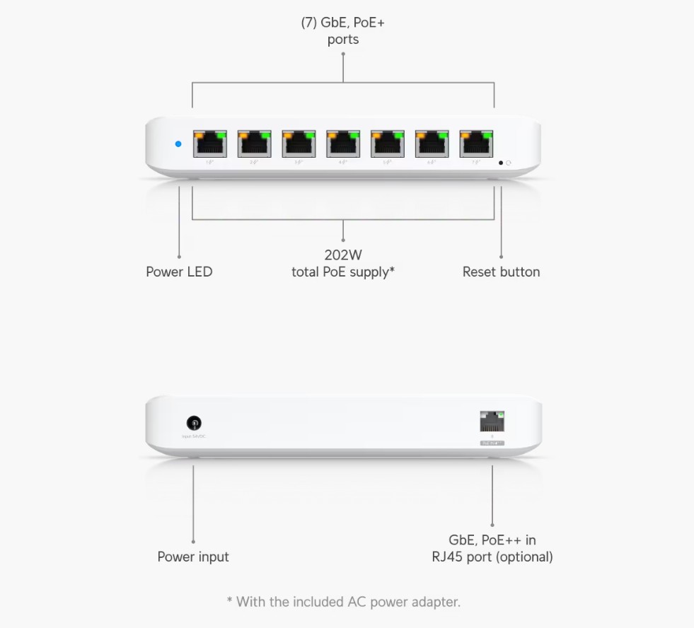Image of the product highlighting some features.