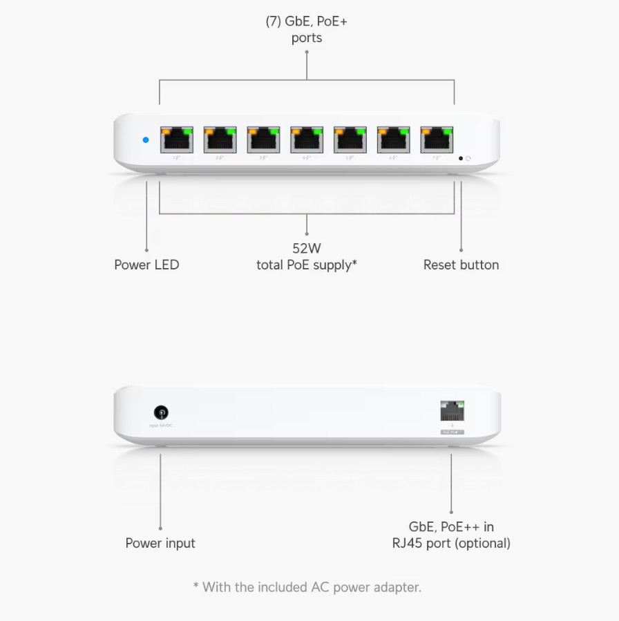 Image of the product highlighting some features.