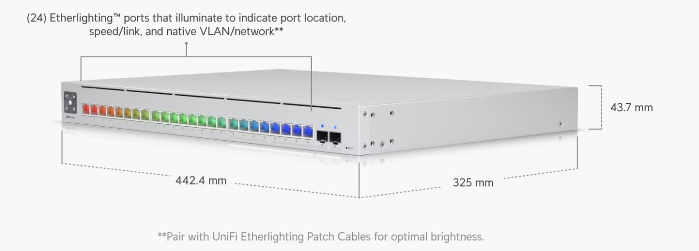 Image of the product highlighting some features.