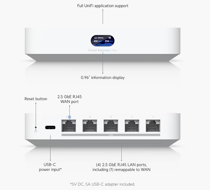 Image of the product highlighting some features.
