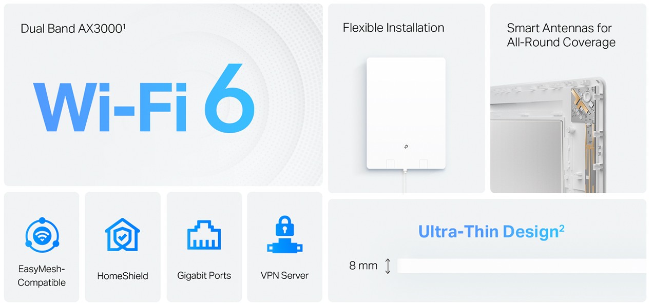 Buy TP-Link Air R5 AX3000 Dual-Band Wi-Fi 6 Air Router | Comms Express
