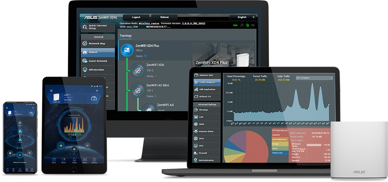 ASUS Router App Network Management Interface